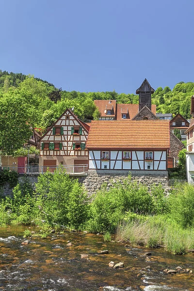 Weisenbach, Murgtal Valley, Murg River, Black Forest, Baden-Wurttemberg, Germany
