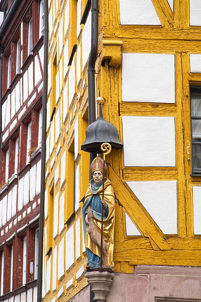 Weissergerbergasse Street, Nuremberg, Bavaria, Germany