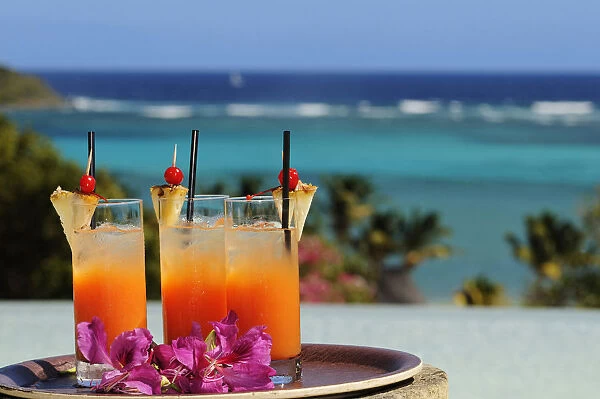 Welcome Drinks, Canouan Island, Saint Vincent, Caribbean
