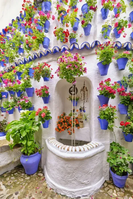 Framed Print : The well, for centuries the central piece of the patios in Cordoba. A UNESCO Intangible Cultural Heritage of Humanity. Cordoba, Andalucia. Spain Framed Print : The well, for centuries the central piece of the patios in Cordoba. A UNESCO Intangible Cultural Heritage of Humanity. Cordoba, Andalucia. Spain