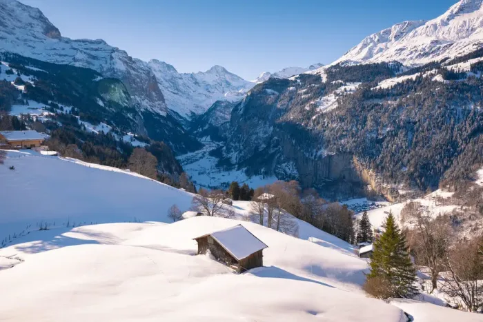 Framed Print : Wengen and Lauterbrunnen valley, Berner Oberland, canton of Bern, Switzerland Framed Print : Wengen and Lauterbrunnen valley, Berner Oberland, canton of Bern, Switzerland