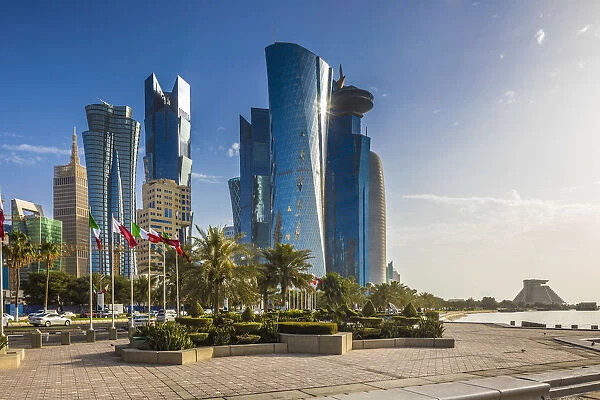 West Bay skyline, Doha, Qatar
