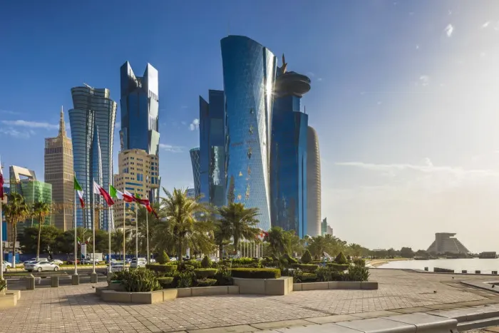 Framed Print : West Bay skyline, Doha, Qatar Framed Print : West Bay skyline, Doha, Qatar