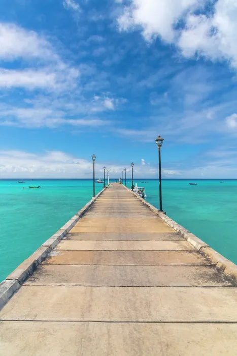 Framed Print : West Indies, Barbados, Christ Church, Oistins, Oistins Beach and Jetty Framed Print : West Indies, Barbados, Christ Church, Oistins, Oistins Beach and Jetty