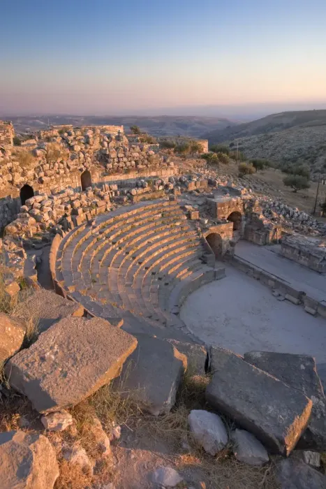 Framed Print : West Theatre, Umm Qais, Jordan Framed Print : West Theatre, Umm Qais, Jordan