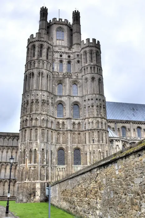 Framed Print : West tower, Ely Cathedral, Ely, Cambridgeshire, England, UK