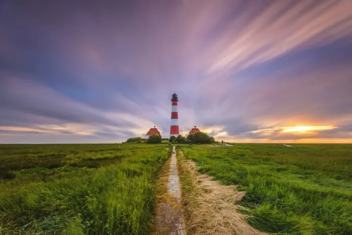 Framed Print : Westerhever lighthouse, Eiderstedt, North Frisia, Schleswig-Holstein, Germany Framed Print : Westerhever lighthouse, Eiderstedt, North Frisia, Schleswig-Holstein, Germany