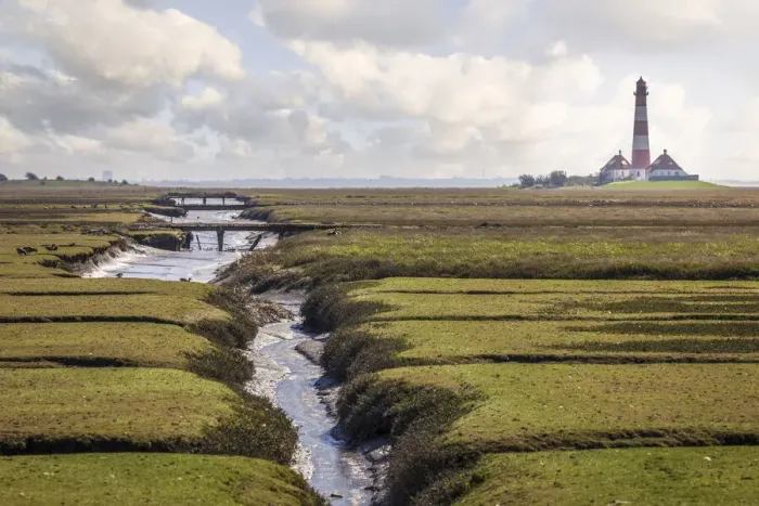 Framed Print : Westerheversand lighthouse, North Friesland, Schleswig-Holstein Framed Print : Westerheversand lighthouse, North Friesland, Schleswig-Holstein