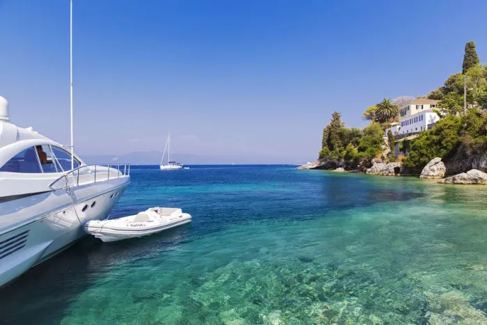 Framed Print : Western Europe, Greece, Ionian Islands, Paxos Framed Print : Western Europe, Greece, Ionian Islands, Paxos