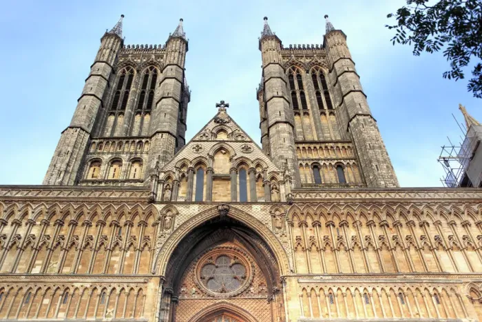 Framed Print : Western facade of Lincoln Cathedral, Lincoln, Lincolnshire, England, UK Framed Print : Western facade of Lincoln Cathedral, Lincoln, Lincolnshire, England, UK
