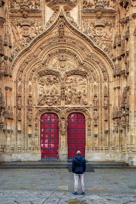 Framed Print : Western facade of the New cathedral, Salamanca, Castile and Leon, Spain Framed Print : Western facade of the New cathedral, Salamanca, Castile and Leon, Spain