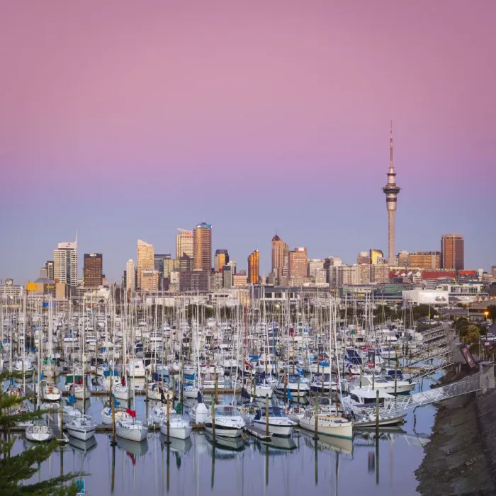 Framed Print : Westhaven Marina & city skyline illuminated at dusk, Waitemata Harbour, Auckland Framed Print : Westhaven Marina & city skyline illuminated at dusk, Waitemata Harbour, Auckland