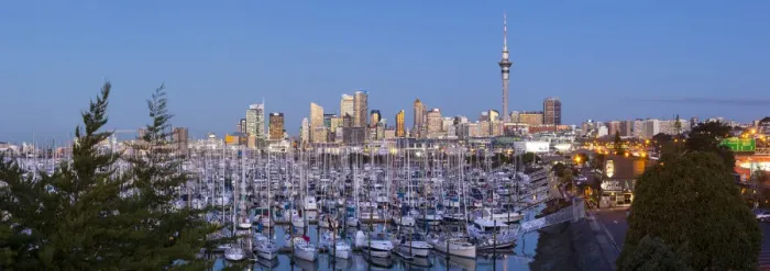 Framed Print : Westhaven Marina & city skyline illuminated at dusk, Waitemata Harbour, Auckland Framed Print : Westhaven Marina & city skyline illuminated at dusk, Waitemata Harbour, Auckland