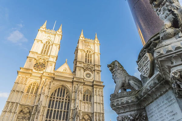 Westminster Abbey a UNESCO World heritage site and The Westminster Scholars War Memorial