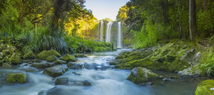 Framed Print : Whangarei Falls, Whangarei, Northland, New Zealand, Australasia