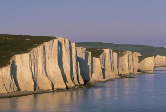 Framed Print : White cliffs