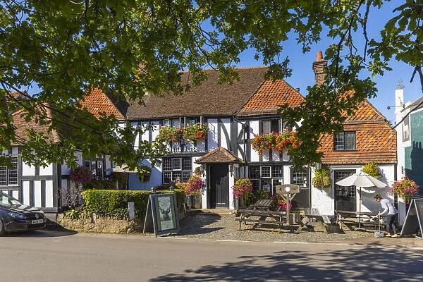 White Horse Pub, Shere - Location for the film The Holiday - Surrey, England