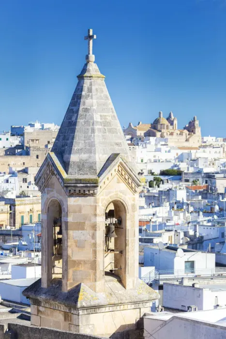 Framed Print : The white village of Ostuni called The white city. Ostuni, Apulia, Italy Framed Print : The white village of Ostuni called The white city. Ostuni, Apulia, Italy