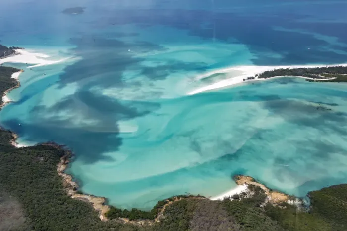 Framed Print : Whitehaven Beach, Queensland, Australia. Aerial View Framed Print : Whitehaven Beach, Queensland, Australia. Aerial View
