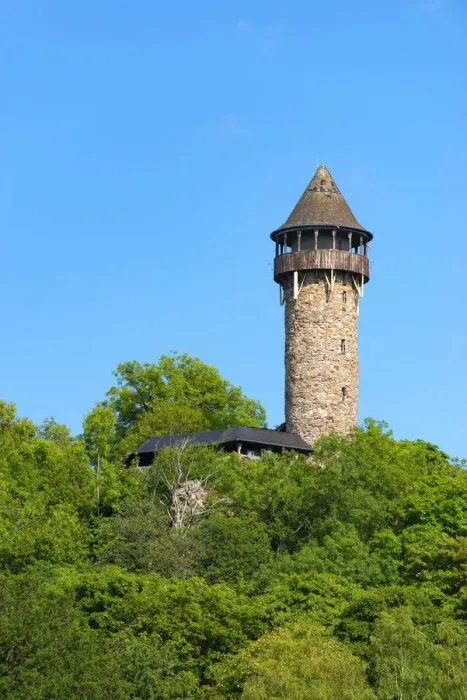 Framed Print : Wildenburg castle, Kempfeld, Hunsruck National Parc, Rhineland-Palatinate, Germany