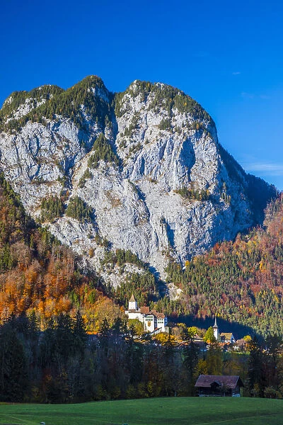 Wimmis castle, Berner Oberland, Switzerland