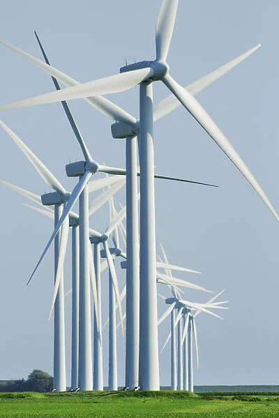 Wind energy plant - Germany, Schleswig-Holstein, North Frisia, Sudtondern, Niebull, Klanxbull