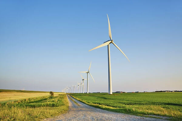 Wind energy plant - Germany, Schleswig-Holstein, North Frisia, Sudtondern, Niebull, Klanxbull