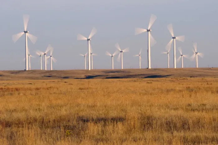 Framed Print : Wind turbines in Pawnee National Grassland, Colorado, USA Framed Print : Wind turbines in Pawnee National Grassland, Colorado, USA