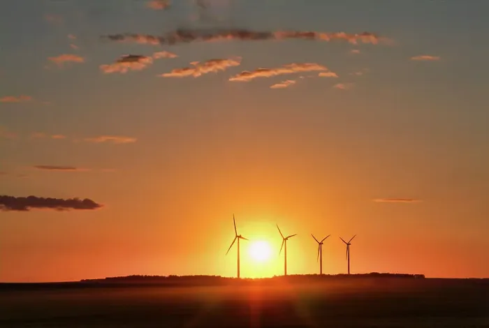 Framed Print : Wind turbines at sunset Somerset, Manitoba, Canada Framed Print : Wind turbines at sunset Somerset, Manitoba, Canada