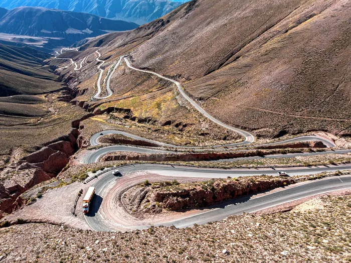 Framed Print : Winding road from Purmamarca to Salinas Grandes, Puna, Jujuy, Argentina Framed Print : Winding road from Purmamarca to Salinas Grandes, Puna, Jujuy, Argentina