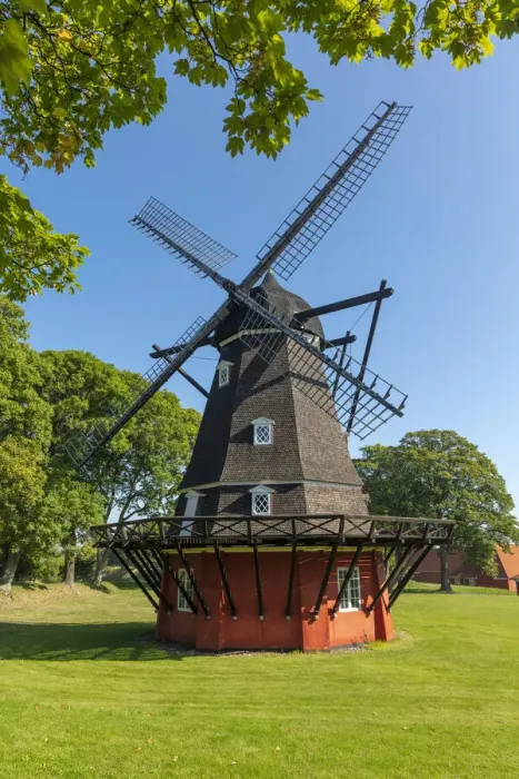 Framed Print : Windmill, Kastellet, Copenhagen, Denmark