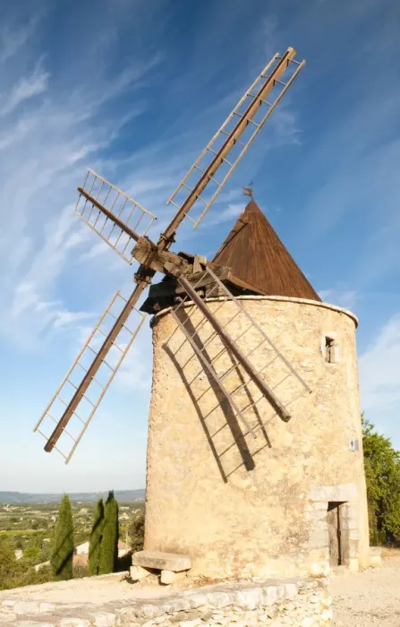 Framed Print : Windmill near Saint Saturnin-les-Apt, Provence, France Framed Print : Windmill near Saint Saturnin-les-Apt, Provence, France