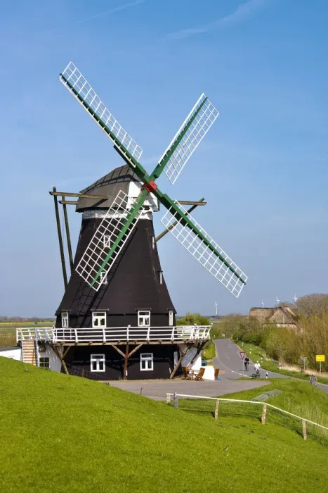 Framed Print : Windmill, Nordermuhle, Pellworm Island, Northern Frisia, Schleswig Holstein, Germany Framed Print : Windmill, Nordermuhle, Pellworm Island, Northern Frisia, Schleswig Holstein, Germany