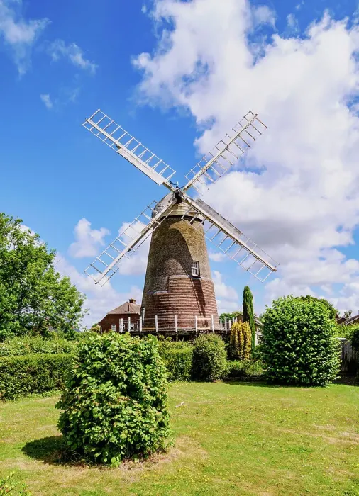 Framed Print : Windmill in Polegate, Wealden District, East Sussex, England, United Kingdom Framed Print : Windmill in Polegate, Wealden District, East Sussex, England, United Kingdom
