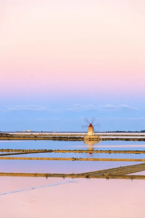 Framed Print : Windmill in the salt flats, Saline dello Stagnone, Marsala, province of Trapani, Sicily Framed Print : Windmill in the salt flats, Saline dello Stagnone, Marsala, province of Trapani, Sicily