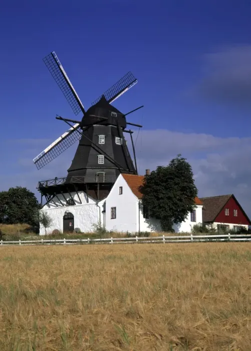 Framed Print : Windmill, Skane Framed Print : Windmill, Skane