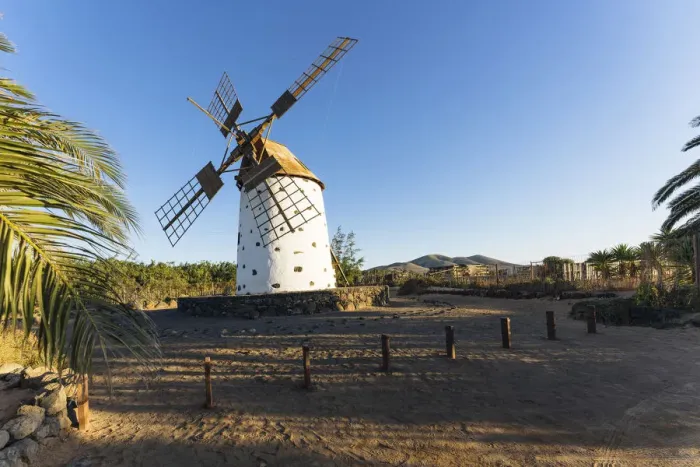 Framed Print : Windmill at sunset near El Cotillo, Fuerteventura, Canary Islands Framed Print : Windmill at sunset near El Cotillo, Fuerteventura, Canary Islands