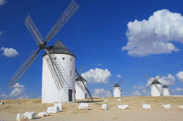 Windmills, Campo de Criptana, Castilla la Mancha, Spain, Europe