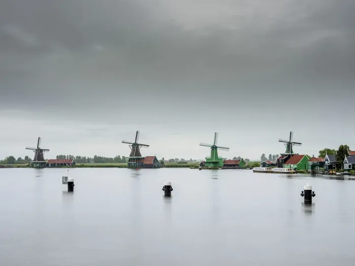 Framed Print : Windmills in Zaanse Schans, Zaandam, North Holland, The Netherlands Framed Print : Windmills in Zaanse Schans, Zaandam, North Holland, The Netherlands