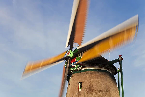 Windmills at Zaanse Schans, Zaandam, Noord Holland, Holland