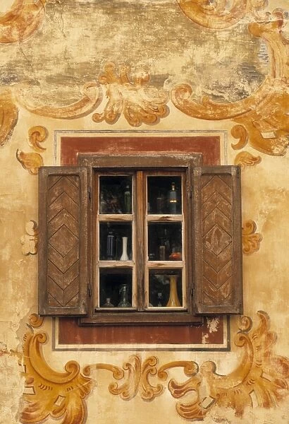 Window detail, Bardejov, Saris region, East Slovakia