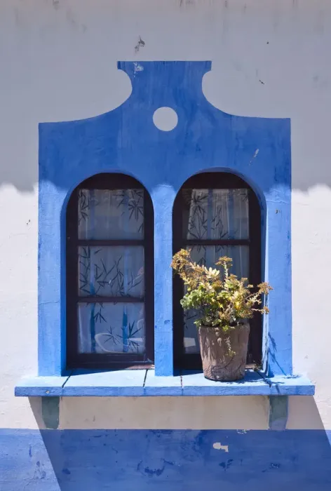 Framed Print : Window detail, Alte village, Algarve, Portugal Framed Print : Window detail, Alte village, Algarve, Portugal