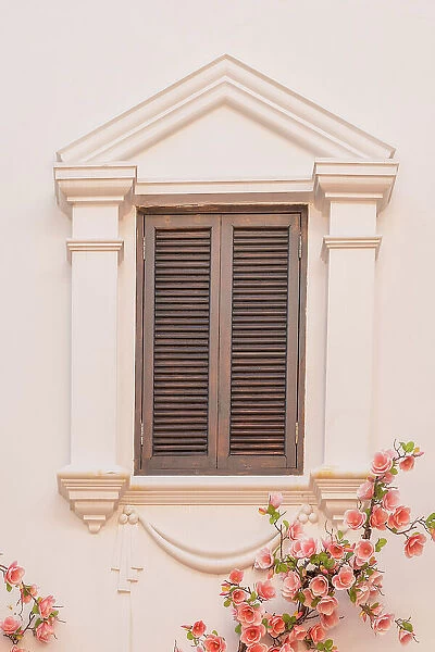 Window in Old Town, Phuket, Thailand