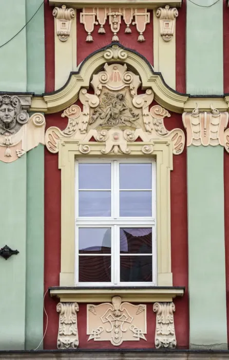 Framed Print : Window in the Old Town of Wroclaw. Poland
