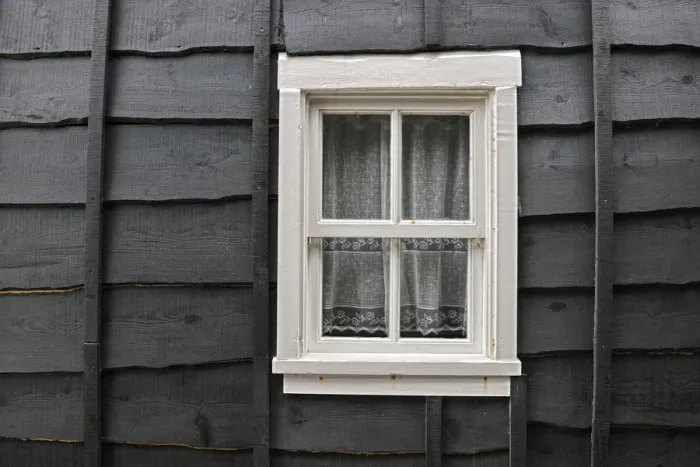 Framed Print : Window of an old wooden house called palheiro. Tocha, Portugal Framed Print : Window of an old wooden house called palheiro. Tocha, Portugal