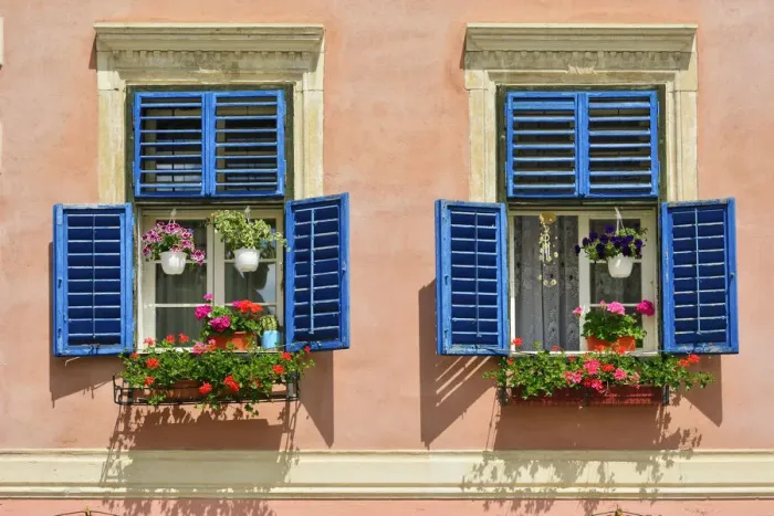 Framed Print : Windows in the old town of Sibiu. Transylvania, Romania Framed Print : Windows in the old town of Sibiu. Transylvania, Romania