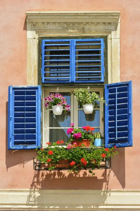 Framed Print : Windows in the old town of Sibiu. Transylvania, Romania Framed Print : Windows in the old town of Sibiu. Transylvania, Romania