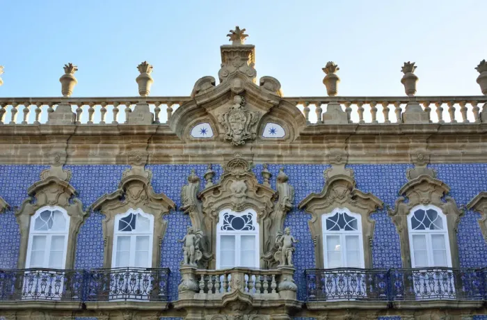 Framed Print : Windows of a palace in Braga. Minho, Portugal Framed Print : Windows of a palace in Braga. Minho, Portugal