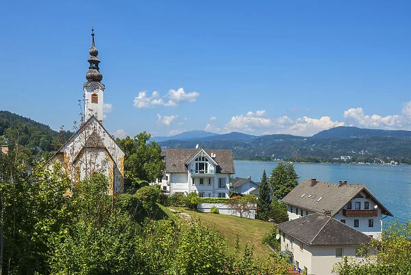 Winter church at Maria Waorth, Carinthia, Austria