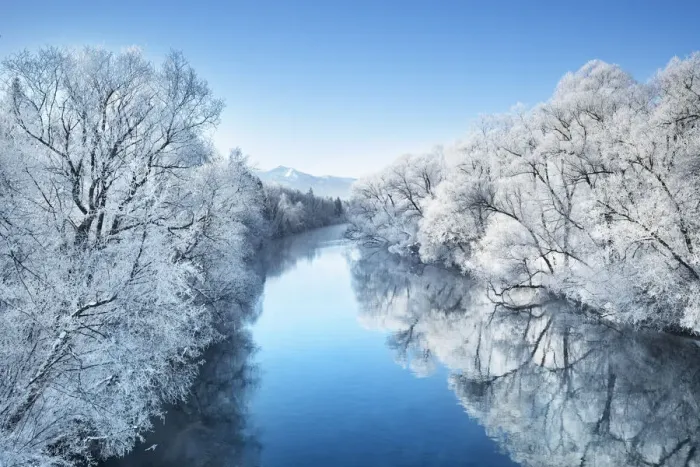 Framed Print : Winter landscape with hoar frost at Loisach - Germany, Bavaria, Upper Bavaria Framed Print : Winter landscape with hoar frost at Loisach - Germany, Bavaria, Upper Bavaria